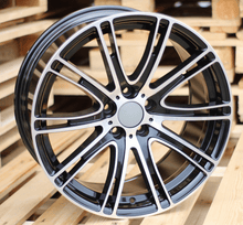 Indlæs billede til gallerivisning R19x8.5 5X112 ET 25 66.6 BY599 Black Polished (MB) For BMW