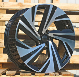 R21x8.5 5X112 ET 40 57.1 I5648 Black Polished (MB) For VW (Z5) (ID.4/ID.5 (Front)