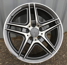 Indlæs billede til gallerivisning R17x7.5 5X112 ET 45 66.6 SSA02 Grey Polished (MG) For MER