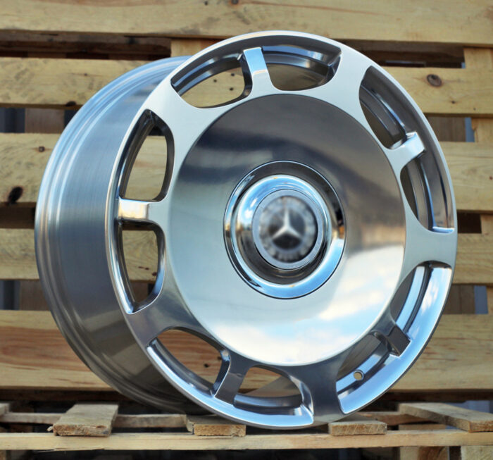 R19x8.5 5X112 ET 35 66.6 FBX007 Full Polished (FPL) For MER (Z5+K4) (HYBRID FORGED Rear+Front)