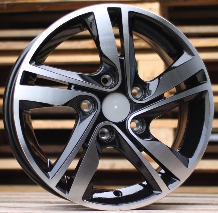 R15x6 5X114.3 ET 48 67.1 XFA07 Black Polished (MB) For HYUND (P2)