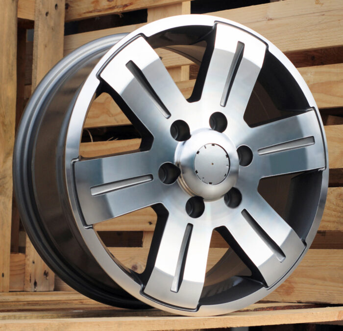R16x7 6X130 ET 55 84.1 BK562 Grey Polished (MG) For MER (R) (max 1400kg)