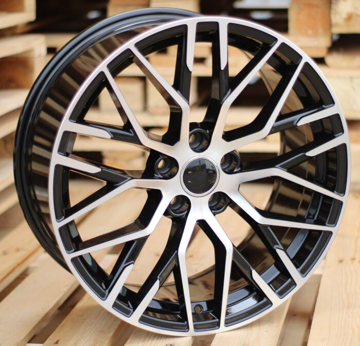 R20x9 5X112 ET 35 66.5 XFE30 (BY1373) Black Polished (MB) For AUD (P1+P+Z2)