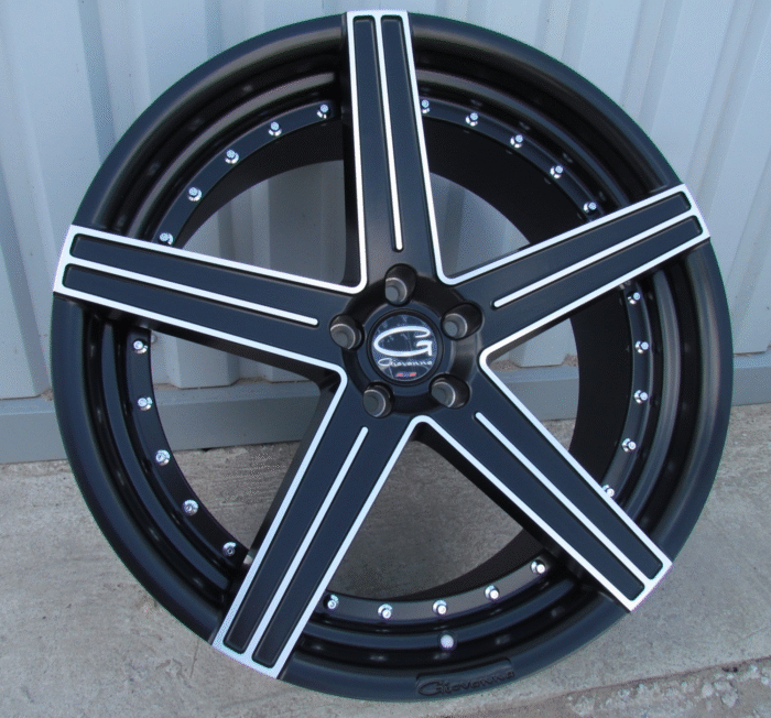 R22x9 5X120 ET 30 74.1 LU960 (960229012M) Black Polished (MB) For BMW