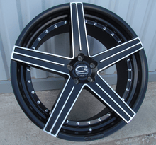 Indlæs billede til gallerivisning R22x9 5X120 ET 30 74.1 LU960 (960229012M) Black Polished (MB) For BMW