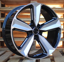 Indlæs billede til gallerivisning R21x9 5X112 ET 31 66.5 A5470 Black Polished (MB) For AUD (K4+P) (MILLING)