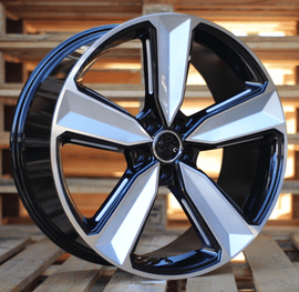 R20x9 5X112 ET 31 66.5 A5470 (IN5400) Black Polished (MB) For AUD (P2+Z6)