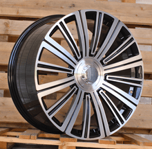 Indlæs billede til gallerivisning R21x10 5X112 ET 45 66.6 FB0620J Black Polished (MB) For MER (K7) (FORGED (Rear+Front)