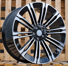 Indlæs billede til gallerivisning R19x8.5 5X120 ET 45 72.6 B1808 Black Polished (MB) For LAND (Z1)