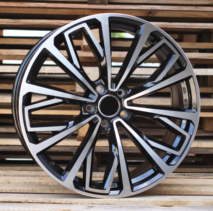 R20x8.5 5X112 ET 43 66.5 B1453 (XFE389) Black Polished (MB) For AUD (K4)
