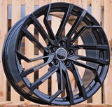 R19x8.5 5X112 ET 42 66.5 B1618 (FL-1618) Gloss Black (GB) For AUD (P1) (HYBRID FORGED)