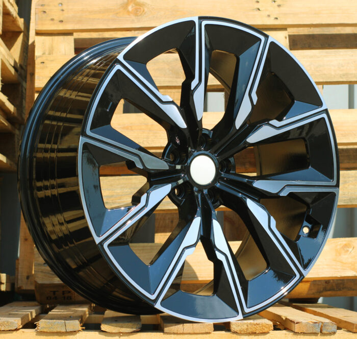 R21x10 5X112 ET 41 66.6 FBX144 Black Polished (MB) For BMW (Z5) (HYBRID FORGED (Rear+Front)