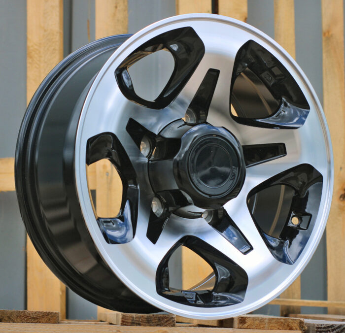 R16x7 5X150 ET 0 110.5 LU953 Black Polished (MB) For RACIN (K3)