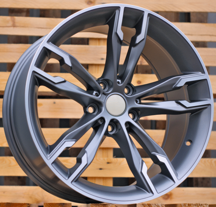 R19x9.5 5X112 ET 38 66.6 B1257 Grey Half Matt+Powder Coating (MGHMPC) For BMW