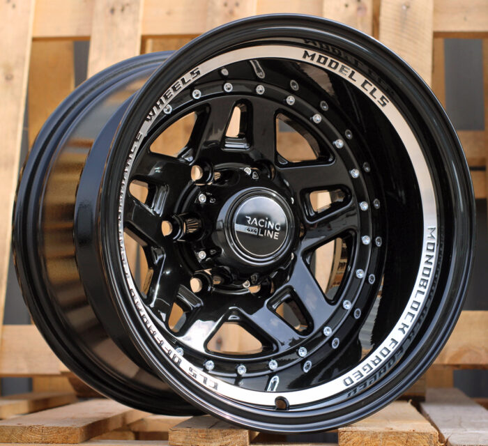 R15x10 6X139.7 ET M44 110.1 BK936 Black Polished (MB) For 4X4 (D2+R)