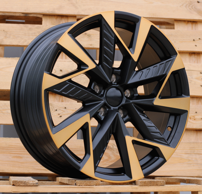 R18x8 5X112 ET 40 57.1 YF0443 Black Polished Half Matt Cooper (MBHMC) For CUPRA (P1) (HYBRID FORGED)