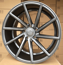 Indlæs billede til gallerivisning R19x9.5 5X120 ET 35 72.6 B1059 Grey (GR) For RACIN (P+P2) (RIGHT SIDE (Style Vossen)