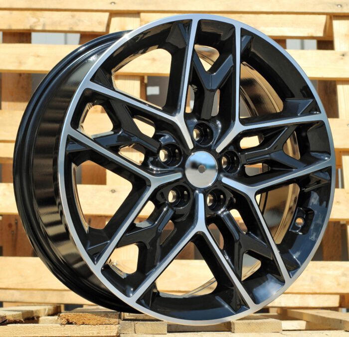R18x7.5 5X114.3 ET 48 67.1 B5567 Black Polished (MB) For KIA (K2+P)