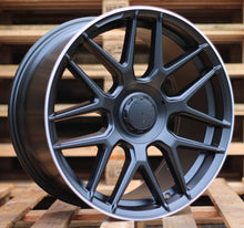 Indlæs billede til gallerivisning R19x8.5 5X112 ET 43 66.6 B1258 Black Half Matt+Polished Lip (BLHMPL) For MER (Z2+Z3) (Rear+Front)