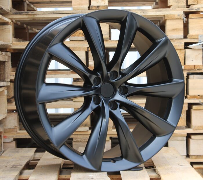 R22x9 5X120 ET 35 64.1 B1469 Black Half Matt (BLHM) For RACIN (P) (Rear+Front) TESLA Model S)