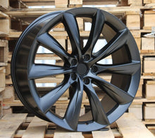Indlæs billede til gallerivisning R22x9 5X120 ET 35 64.1 B1469 Black Half Matt (BLHM) For RACIN (P) (Rear+Front) TESLA Model S)