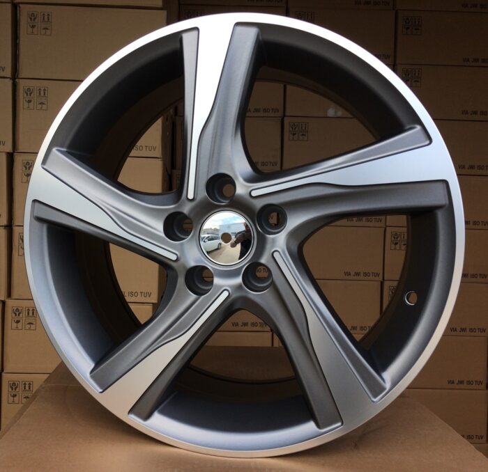 R18x7.5 5X108 ET 49 63.3 BY115 Grey Polished (MG) For VOLVO (Z4)
