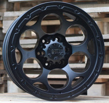 Indlæs billede til gallerivisning R17x9 6X139.7 ET M10 110.1 B5748 Black Half Matt (BLHM) For 4X4 (L4)