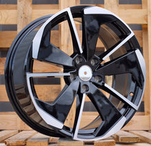 Indlæs billede til gallerivisning R19x8 5X112 ET 45 57.1 I5579 Black Polished (MB) For SKODA (K7)