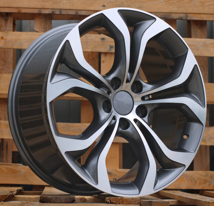 R19x9 5X120 ET 48 74.1 BY117 Grey Polished (MG) For BMW (P) (X5)
