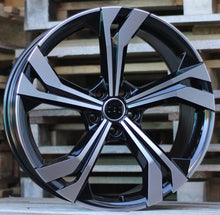 Indlæs billede til gallerivisning R20x8.5 5X112 ET 36 66.5 B5873 (IN5564) Black Polished (MB) For AUD (Z5)