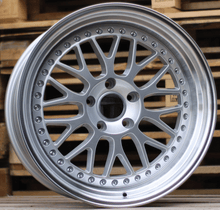 Indlæs billede til gallerivisning R19x9.5 5X120 ET 22 74.1 XFE55 Silver+Polished Lip (SP) For BMW (P1+K4) (BBS Style REAR+FRONT)