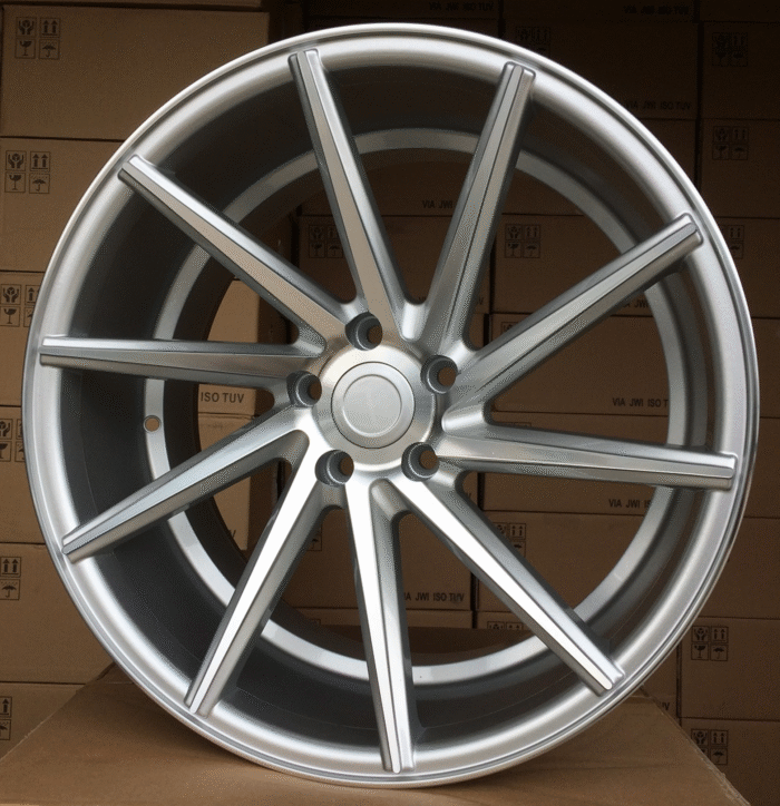 R19x8.5 5X114.3 ET 38 66.5 B1059 Polished Silver (MS) For RACIN