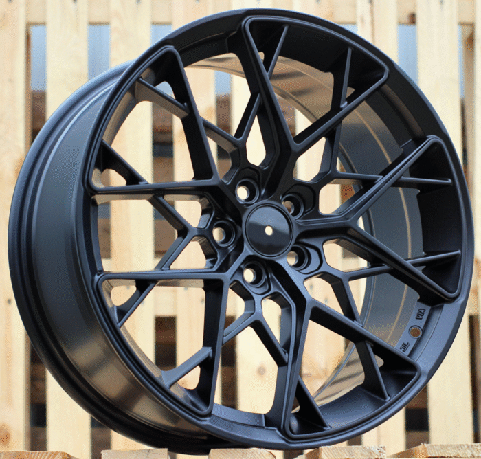 R18x8 5X108 ET 35 73.1 Q1131 (FBX049) Black Matt (BM) For RACIN (K7) (HYBRID FORGED Style HRE)