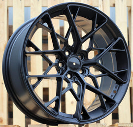 R18x8 5X112 ET 40 66.6 Q1131 (B5929) Black Half Matt (BLHM) For RACIN (K2) (Style HRE)