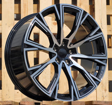 Indlæs billede til gallerivisning R19x9 5X112 ET 40 66.6 D1130 Black Polished (MB) For BMW (K7+K3) (Rear+Front)