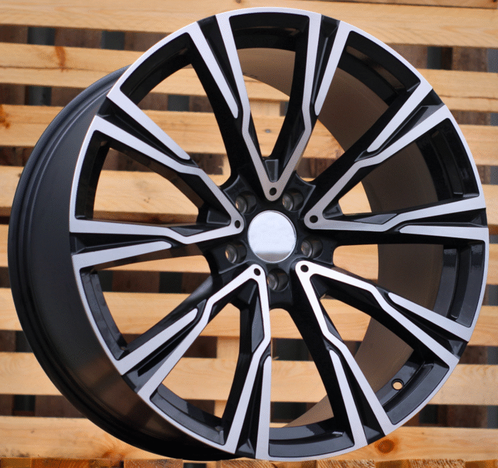 R21x10.5 5X112 ET 43 66.6 FE241 Black Polished (MB) For BMW