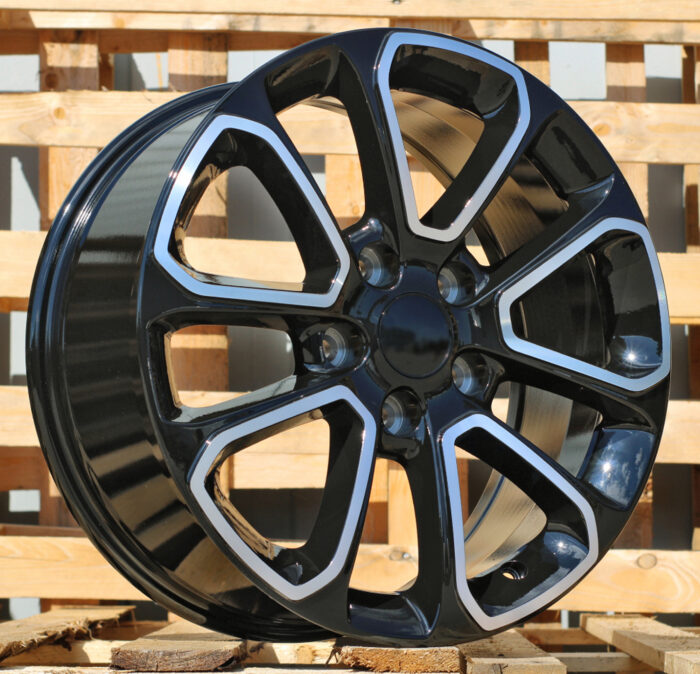 R18x8 5X127 ET 50 71.5 I5319 Black Polished (MB) For JEEP (P1)