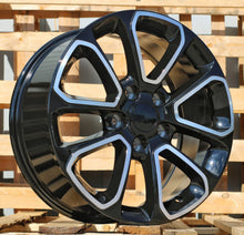Indlæs billede til gallerivisning R18x8 5X127 ET 50 71.5 I5319 Black Polished (MB) For JEEP (P1)
