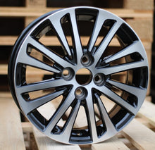 Indlæs billede til gallerivisning R14x5.5 4X100 ET 45 54.1 F1438 (LU1437) Black Polished (MB) For TOYOT (R+Z5)