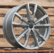 Indlæs billede til gallerivisning R19x8 5X112 ET 46 66.6 YF5710 Grey Polished (MG) For BMW (Z6) (HYBRID FORGED (X1; iX1; X2; iX2; Series 1(F40) 2(F44)