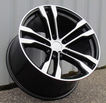 Indlæs billede til gallerivisning R20x11 5X120 ET 37 74.1 BK924 Black Polished (MB) For BMW (P2) (Rear+Front)