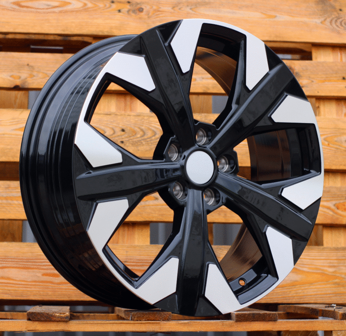 R18x7.5 5X114.3 ET 51 67.1 YF5699 Black Polished (MB) For KIA (K7) (HYBRID FORGED)