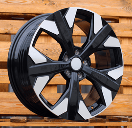 R18x7.5 5X114.3 ET 51 67.1 YF5699 Black Polished (MB) For KIA (K7) (HYBRID FORGED)