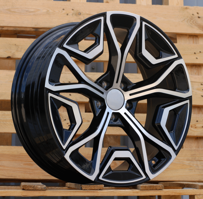 R20x8.5 5X112 ET 28 66.6 YF5670 Black Polished (MB) For BMW (P1) (IX I20) HYBRID FORGED)