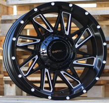 Indlæs billede til gallerivisning R18x9 10X120/127 ET M12 78.1 B1544 Black Matt+Polished Lip (BMPL) For 4X4 (K7)