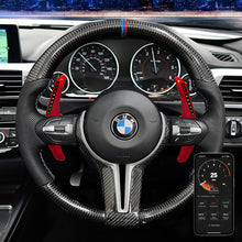 Indlæs billede til gallerivisning carbon fiber led steering wheel paddle shfiter smart (3)