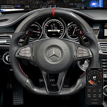 Indlæs billede til gallerivisning carbon fiber led steering wheel paddle shfiter smart (4)