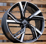 R21x9.5 5X112 ET 31 66.5 B1571 (BK5632) Black Polished (MB) For AUD (K4+P)