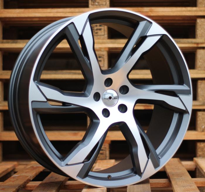 R22x9 5X108 ET 45 67.1 B1175 Grey Polished Half Matt (MGHM) For VOLVO (Z1)