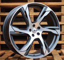 Indlæs billede til gallerivisning R22x9 5X108 ET 45 67.1 B1175 Grey Polished Half Matt (MGHM) For VOLVO (Z1)